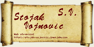 Stojak Vojnović vizit kartica